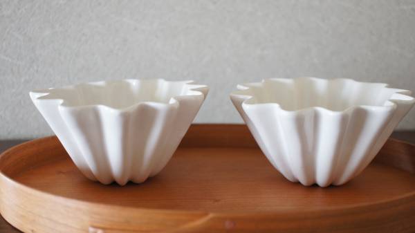 安藤雅信 3枚セット 安藤雅信檸檬釉輪花鉢×3枚set