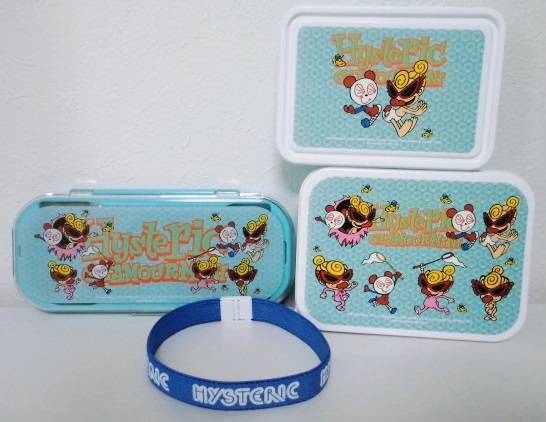 正規品:ヒスミニ:新品:2段式:お弁当箱&お箸:スプーン:フォーク