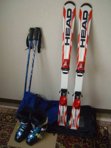 ISI購入 HEAD本格子ども用スキー＆ブーツ＆ポールセット