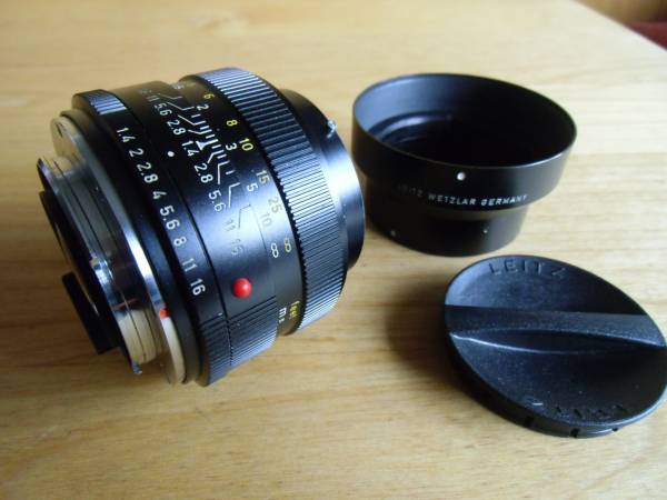 ＳＵＭＭＩＬＵＸ－Ｒ５０ｍｍｆ１，４レンズ、綺麗、フード付