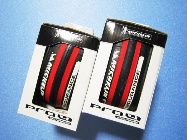MICHELIN ミシュラン PRO4 プロ4 エンデュランス 23C レッド 2本