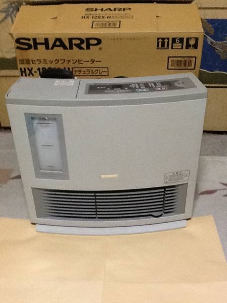 冷暖房・空調 SHARP 加湿セラミックファンヒーター HX-RK12-W 2022年製