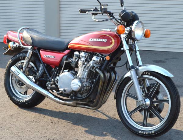 KAWASAKI　KＺ１０００　ＲＥＤ　実働現状販売車