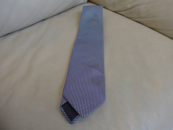エルメス　ネクタイ　メンズ　チェック　シルク　美品　正規品