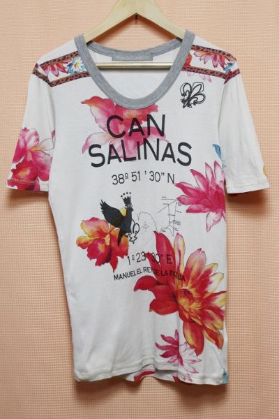 フランシストモークス*日本製 半袖Tシャツ サイズ2 花柄