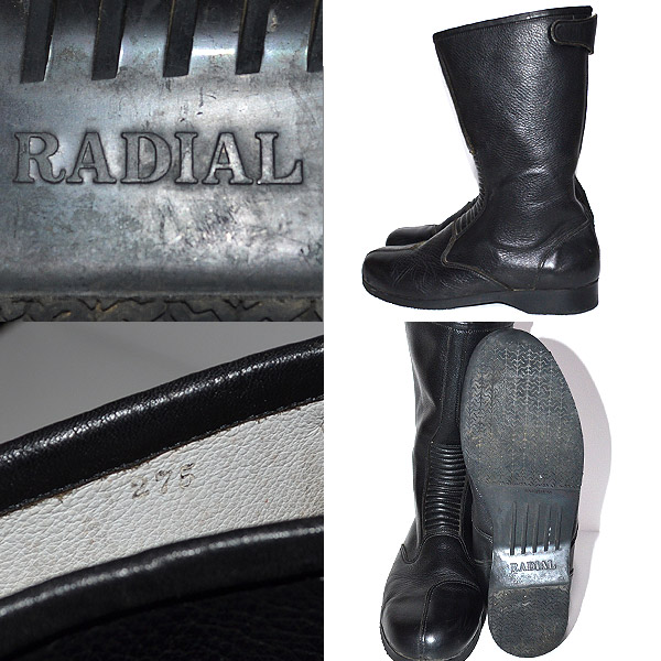 RADIAL 本革 旧車 レザーブーツ 特攻 バイク NANKAI(26.0cm