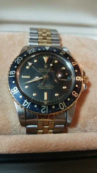 高品質，大人気 ROLEX 16753 フジツボ GMTマスター 半年間の保証付き 交渉OK(本体)｜売買されたオークション情報、yahooの商品情報をアーカイブ公開 - オークファン GMTマスター