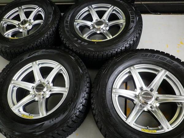 【中古美品】ランクル プラド用 アルミ+スタッドレス4本セット