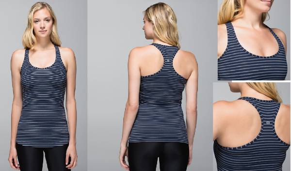 超美品　ルルレモン lululemon Cool Racerback 縞 2