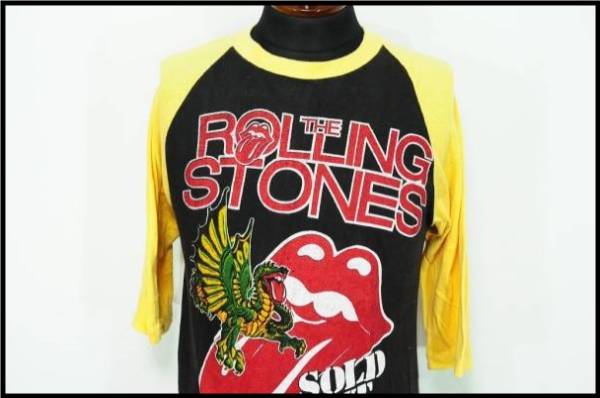 他有 VINTAGE ローリングストーンズ パキ綿 ロックT L19