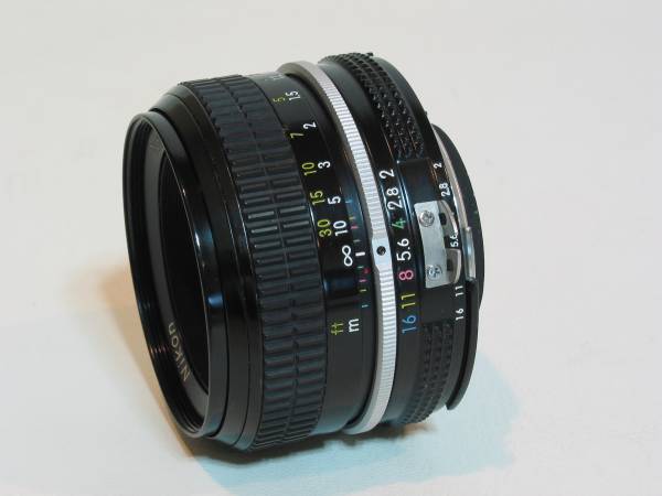 即決！　Nikon　New NIKKOR 50mm F2 Ai改　外観極上