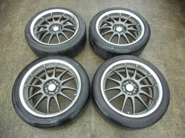 ★WORK XSA ワーク イクサ 02C 18インチ8J タイヤ付★