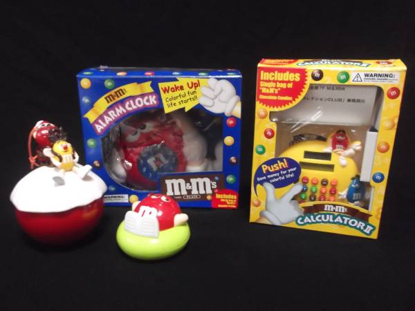 M&M's アラームクロック/カリキュレターセット