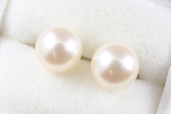 P12PA真珠7ｍｍアコヤパールピアスプラチナ必須アイテム!