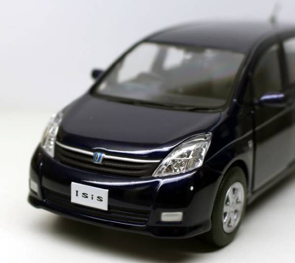□トヨタ/アイシス非売品ミニカー/ダークブルーMika(8s6)/ISIS(乗用車