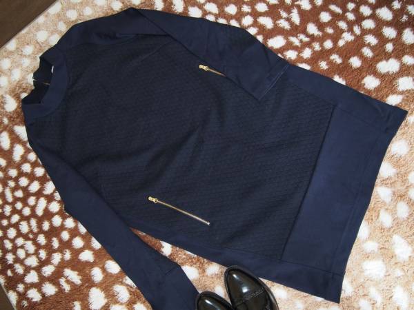 PLSTワンピース美品ネイビーガリャルダガランテ