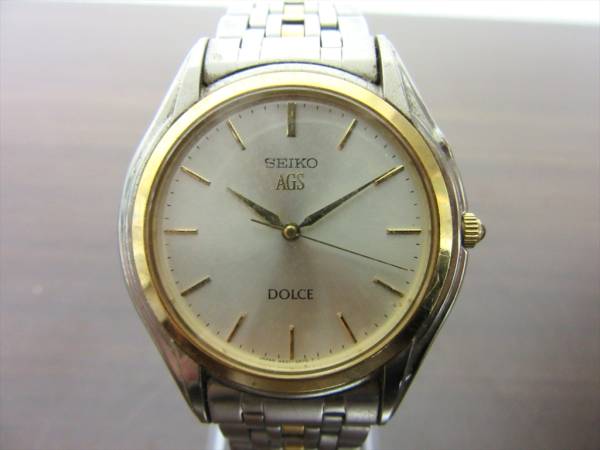SEIKO/セイコー DOLCE AGS 18KT メンズ腕時計◆0003