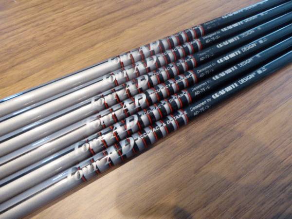 ツアーAD AD-75（S)　5～9、P用　6本セット