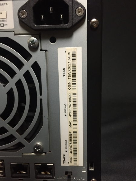 ☆★BUFFALO NAS TeraStation TS-WX2.0TL/R1　保証あり★☆_3