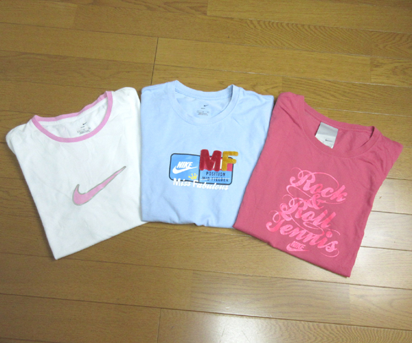 Nike ナイキ Tシャツ 3枚セット かわいい レディース L 長袖tシャツ 売買されたオークション情報 Yahooの商品情報をアーカイブ公開 オークファン Aucfan Com