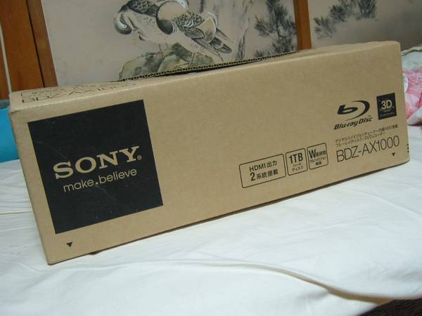 完全動作品　SONY BDZ-AX1000 元箱付_3
