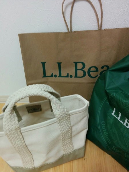 L.L.bean エルエルビーン　編み込み　ミニトート　ウェイビング_2