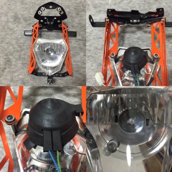 ktm duke 200 Duke パワーパーツ ヘッドライトマスク(カウル