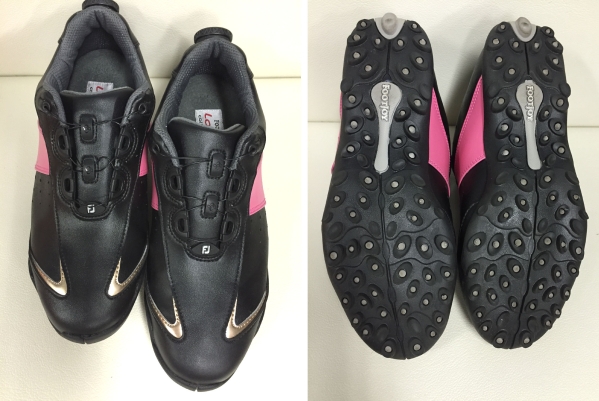 フットジョイ ロープロ スポーツ スパイクレス ボア 23.5cm中古