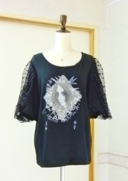 ★SPORTMAX CODE L 黒 キラキラ超ストレッチ半袖カットソー★