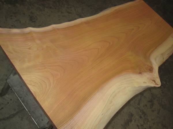 ♪売切り～1.欅　大重量16kg！ワイド幅~510㍉！チヂミ杢！厚板