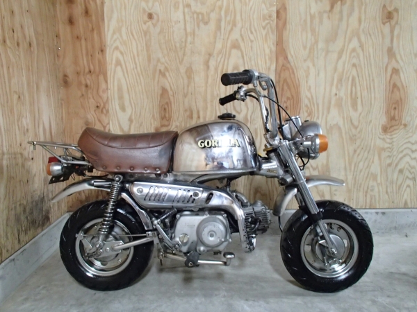 売切!希少限定車!メッキゴリラLTD茶シート 旧車モンキーダックス(50cc 