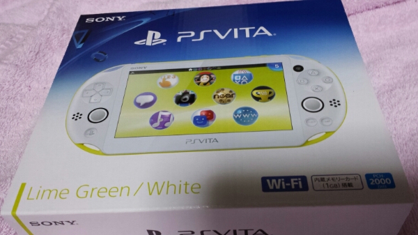 プレイステーションvita2000ライムグリーン