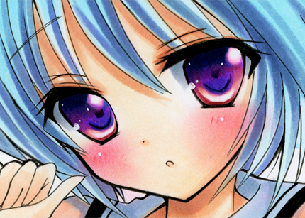 ◇月嶋夕莉 恋がさくころ桜どき 同人手描きイラスト 色紙