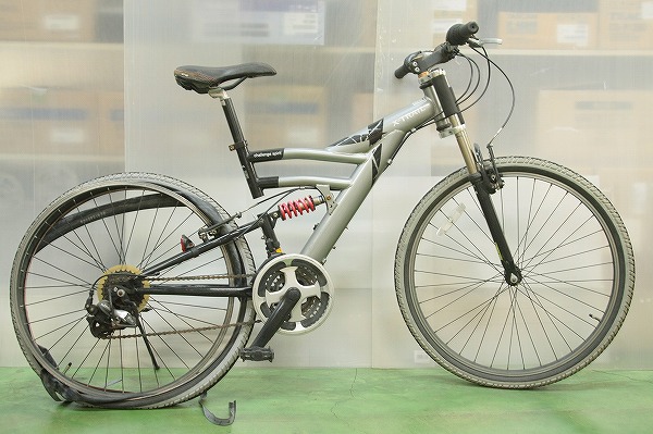 日産　X-TRAIL マウンテンバイク　challenge spirit