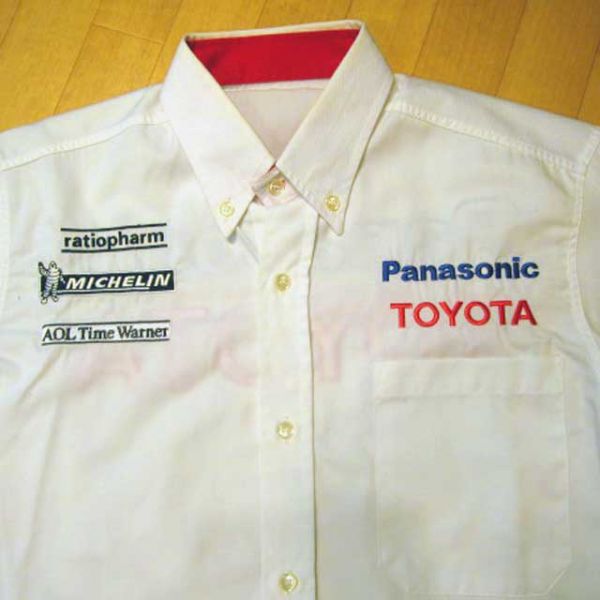 576 Panasonic パナソニック TOYOTA F1 ピット シャツ