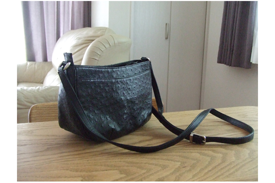 オーストリッチ☆斜めがけ☆ショルダーバッグ☆状態綺麗☆JRA