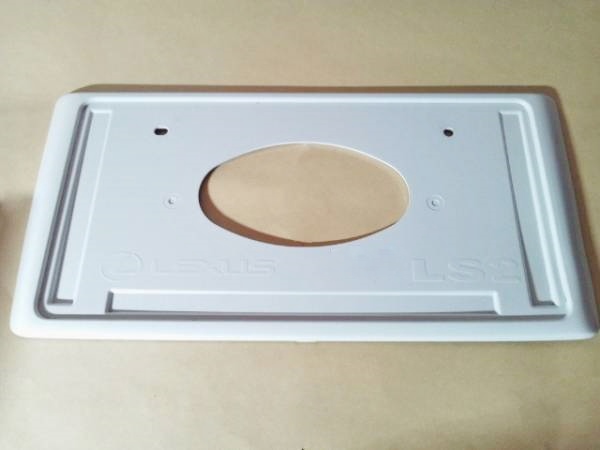 LEXUS 純正 オプション op リア ナンバー フレーム LS600h LS460