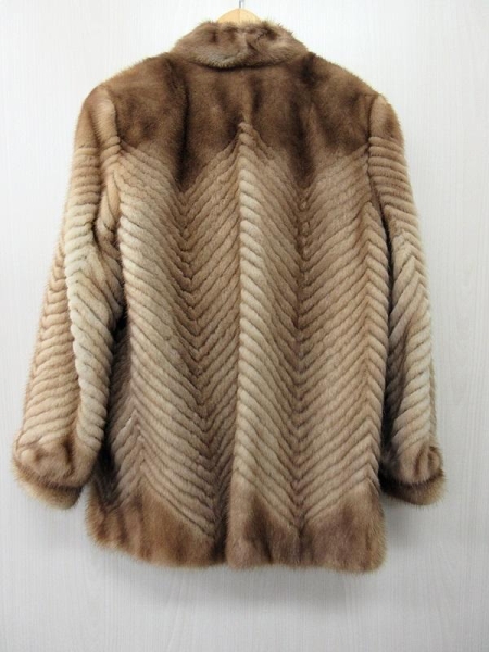 パステルミンク ショートコート 13号 中古19札31