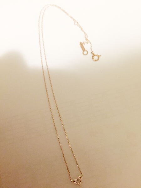 美品 4℃ K10ネックレス ピンクゴールド_1