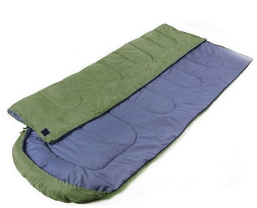 【送料無料】 防水 ポリエステル アウトドア 寝袋 ★グリーン_2