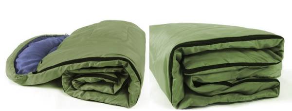 【送料無料】 防水 ポリエステル アウトドア 寝袋 ★グリーン_3