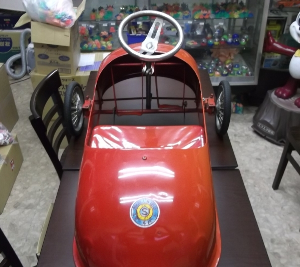 1967年モーリ製◇ブリキ ペダルカー◇スモールバード号◇美品(乗用玩具