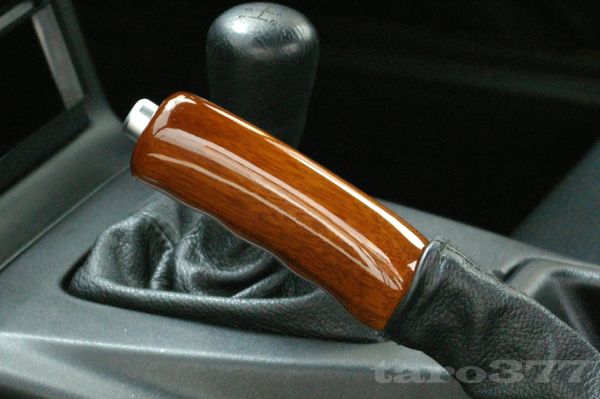 ロードスター NA NB ウッド サイドブレーキレバー 【取説付】