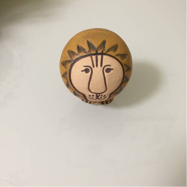 ＊北欧＊リサラーソンライオン陶器＊美品