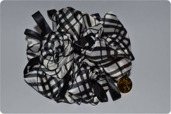 ●神戸コレクション●　シュシュ　チェック　_1