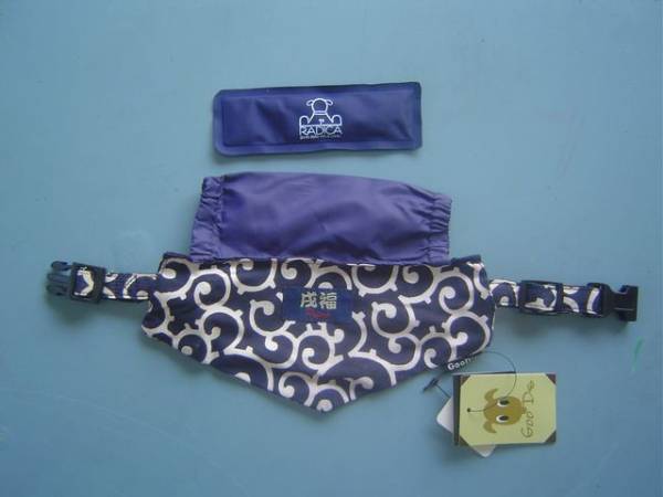 ★ワンちゃんの暑さ対策　『クールバンダナ』　Ｌ　ネイビー_3