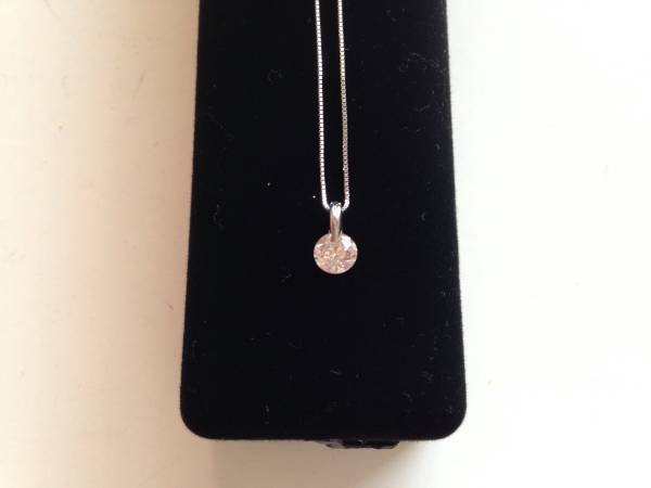 ☆ダイアモンド0.564ct一粒タイプ プラチナチェーン