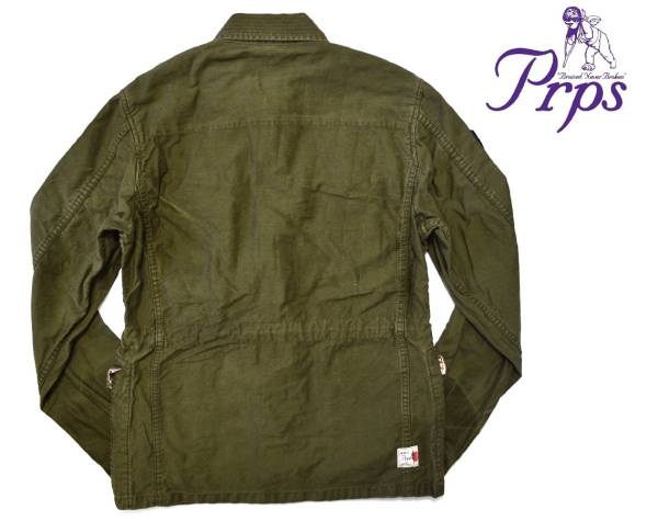 ベッカム愛用!新品【PRPS】最高品質!日本製ミリタリージャケット(男性 
