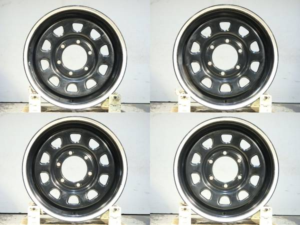 ハ65★メーカー不明(スチール)★16×7J+40 6H PCD139.7★