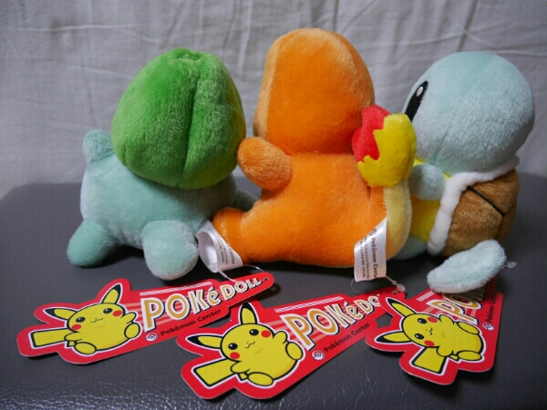 ポケモンセンター ポケドール フシギダネ ヒトカゲ ゼニガメ 